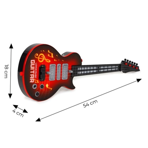 Eco Toys Električna gitara za decu sa melodijama red HC566237-RED