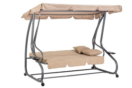 Multi Garden Baštenska ljuljaška - ležaljka 2u1 beige G2025-B BEIGE