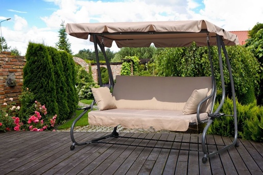 Multi Garden Baštenska ljuljaška - ležaljka 2u1 beige G2025-B BEIGE