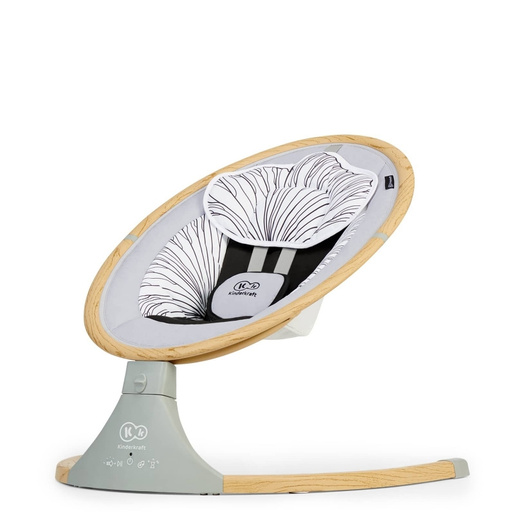 Kinderkraft stolica za ljuljanje lumi wooden KBLUMI00GRY0000