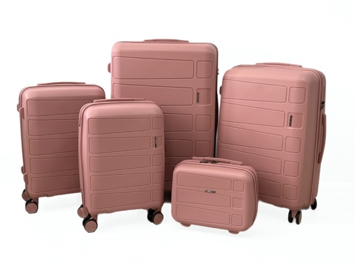 Bolzz Set kofera world 5/1 rose BOLKOFWROSE