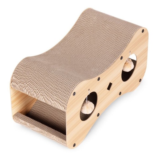 Petsi Grebalica za mačke sa kućicom i krevetom 1004 TP-1004