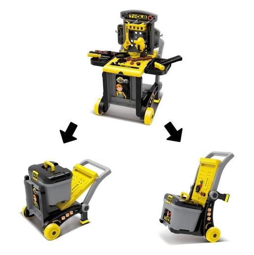Eco Toys Majstorska radionica za decu sa alatima 3u1 sklopiva ecotoys HC388349