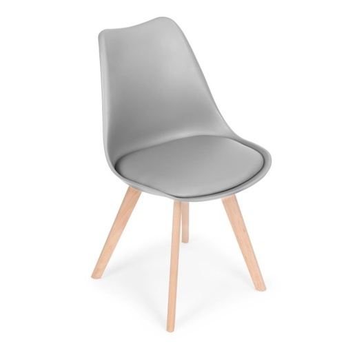 Modern Home Trpezarijske stolice set 4 kom filipo light grey 2 PC-003 GREY