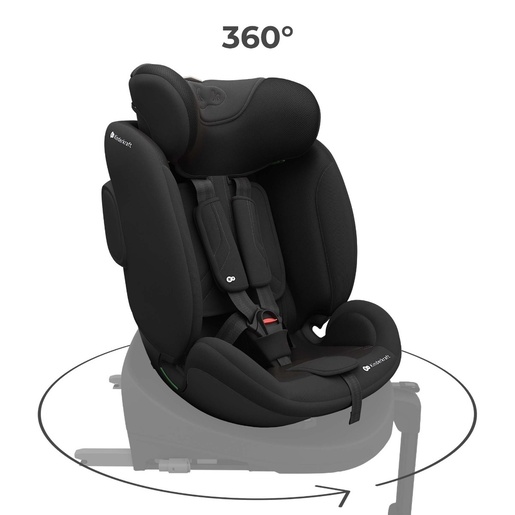 Kinderkraft auto sedište i-fix endura safe 61-150cm black KCIFEN00BLK0000