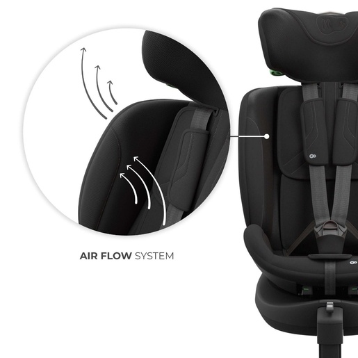 Kinderkraft auto sedište i-fix endura safe 61-150cm black KCIFEN00BLK0000