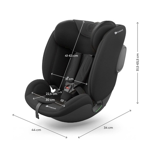 Kinderkraft auto sedište i-fix endura safe 61-150cm black KCIFEN00BLK0000