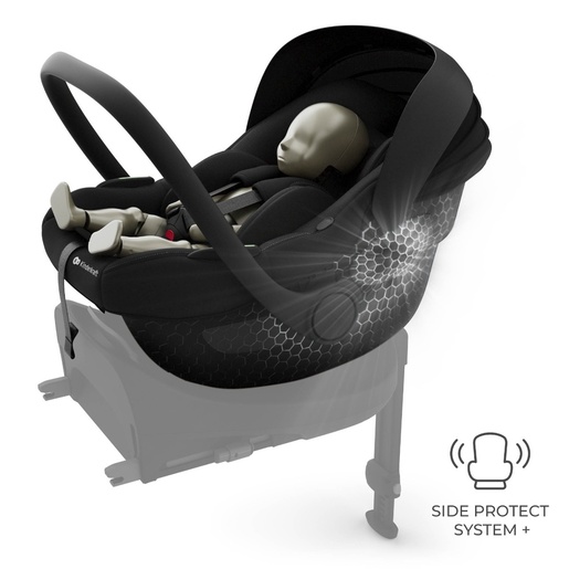 Kinderkraft set auto sedišta i-lite i-fix endura safe sa isofix bazom black KCENSA00BLK3000