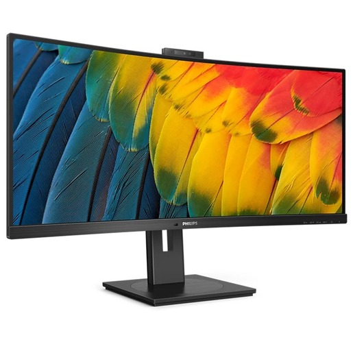 Monitor 34 PHILIPS 34B1U5600CH/00, VA, UWQHD, 120Hz, 4ms GTG, HDMI, DP, USB-C, kamera