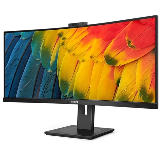 Monitor 34 PHILIPS 34B1U5600CH/00, VA, UWQHD, 120Hz, 4ms GTG, HDMI, DP, USB-C, kamera