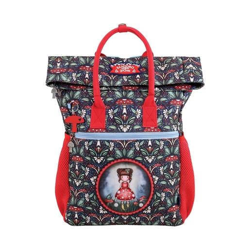 Santoro Ranac đački Roll top 1zip 1džep Little Mushroom Gorjuss 1329GJ03