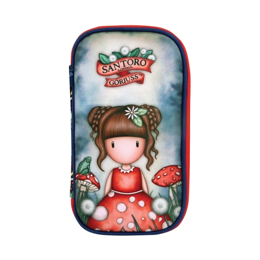 Santoro Pernica puna ovalna 1zip 1preklop Little Mushroom Gorjuss 1046GJ23