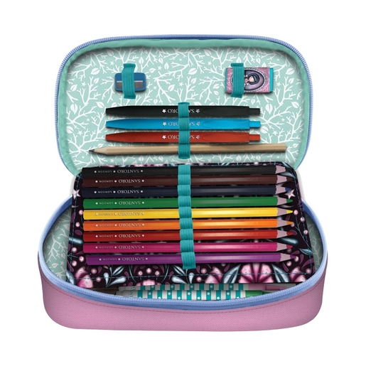 Santoro Pernica puna ovalna 1zip 1preklop Little Mushroom Gorjuss 1046GJ23