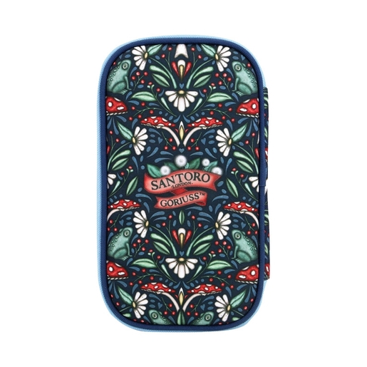 Santoro Pernica puna ovalna 1zip 1preklop Little Mushroom Gorjuss 1046GJ23
