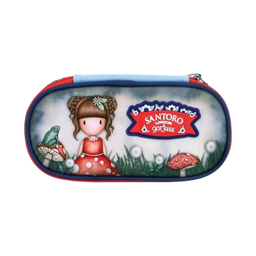 Santoro Pernica ovalna 1zip 1preklop Little Mushroom Gorjuss 384GJ35