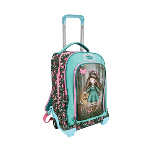 Santoro Ranac đački anatomski sa točkićima 3zipa Woodland Wildflower Gorjuss 1219GJ12