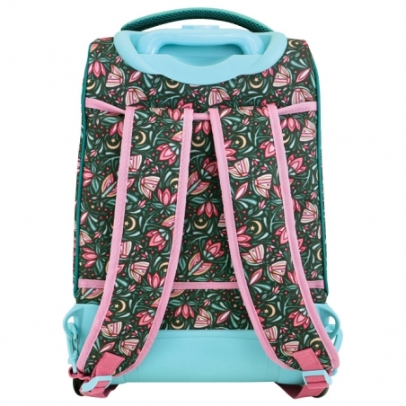 Santoro Ranac đački anatomski sa točkićima 3zipa Woodland Wildflower Gorjuss 1219GJ12