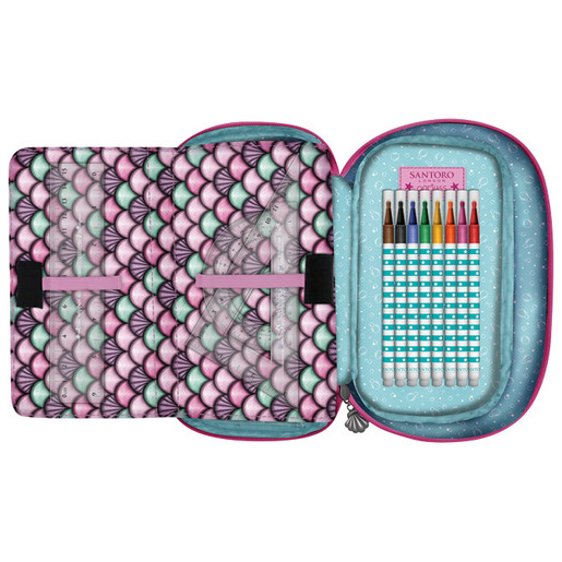 Santoro Pernica puna ovalna 1zip 1preklop The World Is Your Oyster Gorjuss 1046GJ19