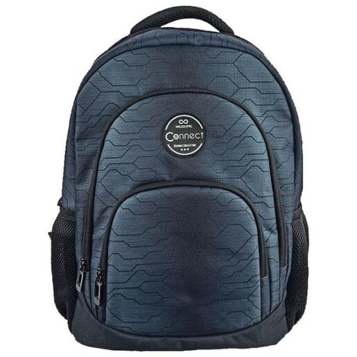 Connect Ranac đački Monochrome Graph Connect 38594 crno-sivi