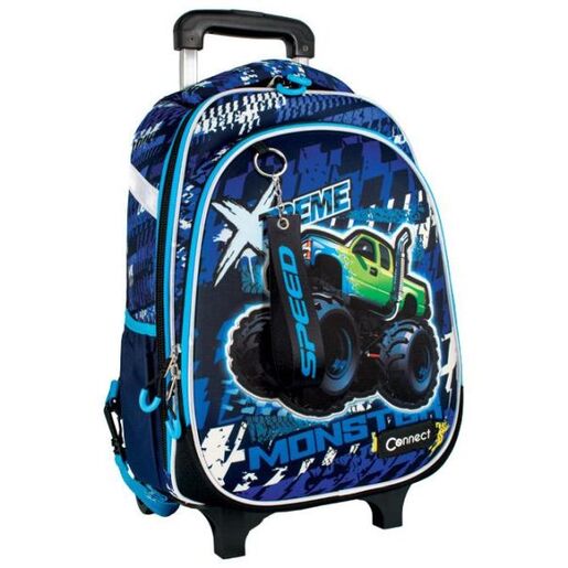 Connect Ranac đački s točkićima XT Monster Race 25.Connect 57393