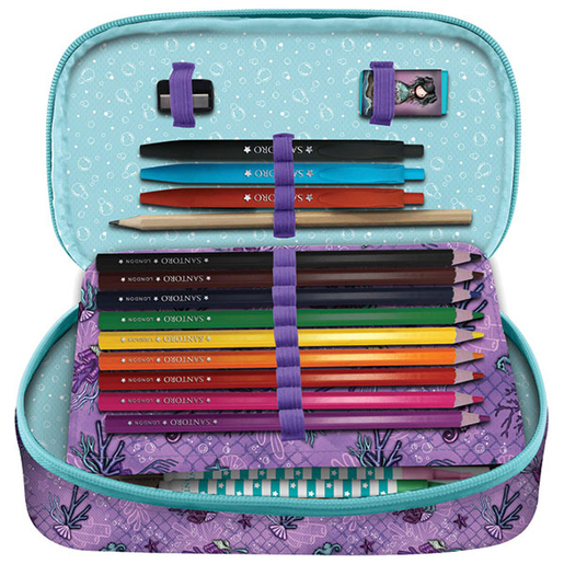 Santoro Pernica puna ovalna 1zip 1preklop Lost At Sea Gorjuss 1046GJ18