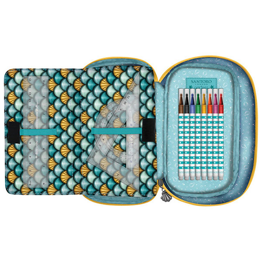 Santoro Pernica puna ovalna 1zip 1preklop Deep Secrets Gorjuss 1046GJ17