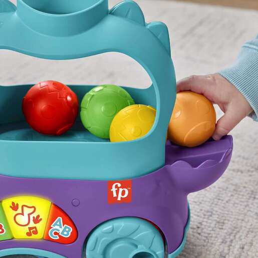 Fisher Price Dino Bebi vozilo sa lopticama
