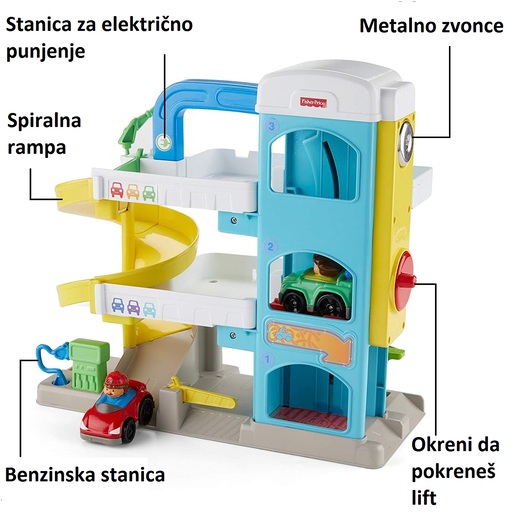 Fisher Price Garaža sa liftom FP FHG50