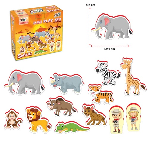 Jagu figure Mini safari 12 delova