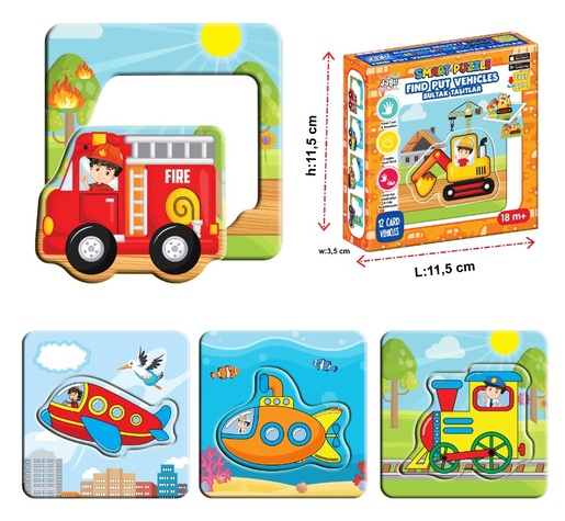 Jagu puzzle Pronađi vozila