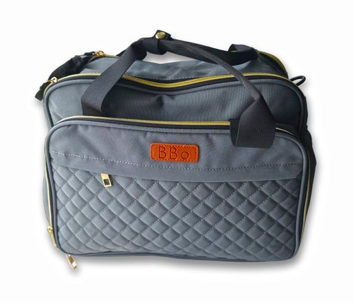BBO torba za mame mila - grey M355GREY