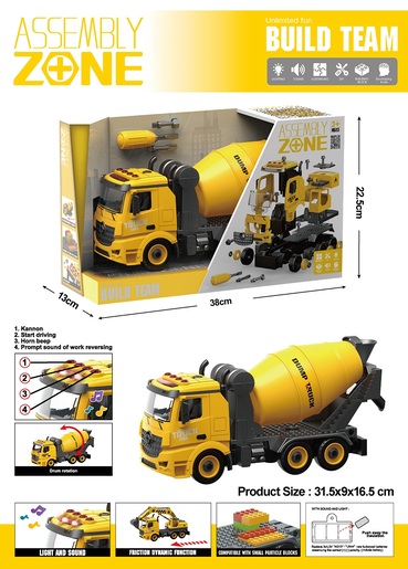 Truck Kamion cisterna sa svetlom i zvukom