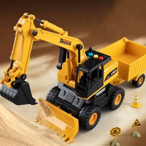 Truck Bager utovarivač sa prikolicom