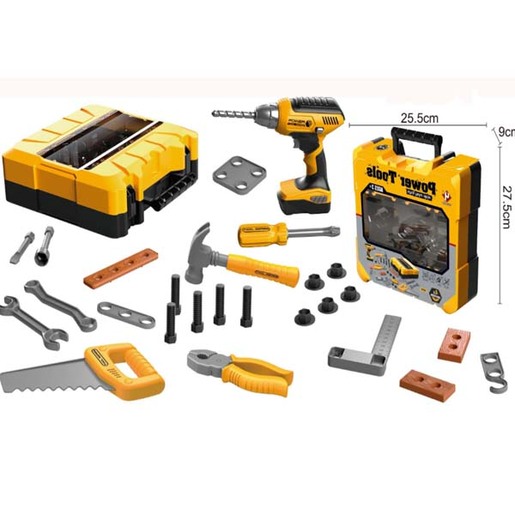 Alat set u koferu sa bušilicom na baterije