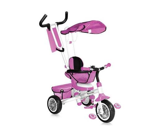 Lorelli tricikl b-30-1b pink/white