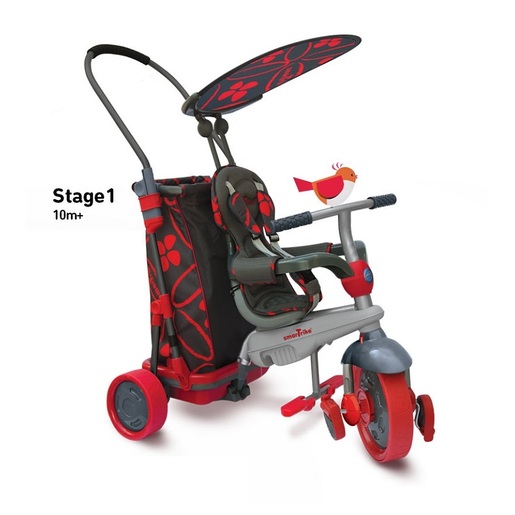 Smart Trike dečiji tricikl smart & go crveni