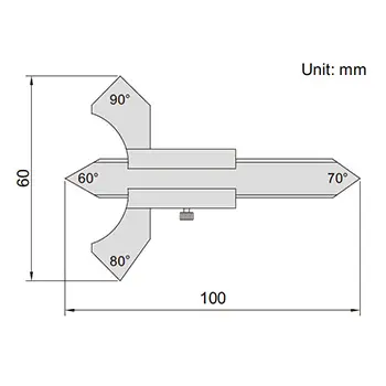 INSIZE Merilo za zavarene spojeve 4830
