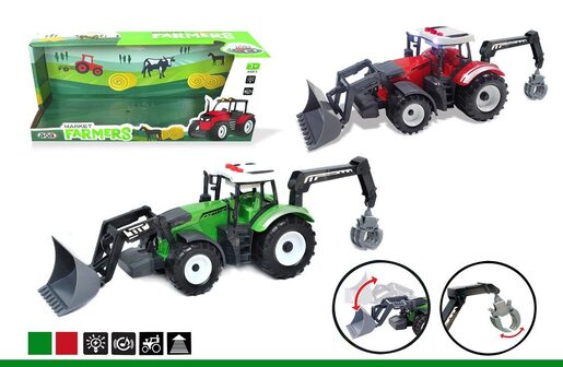 Traktor sa dve kašike, svetlo i zvuk