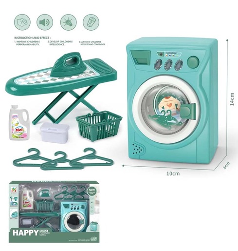 Vešernica - veš mašina, daska za peglanje, pegla