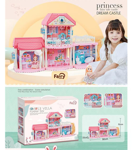 Vila na sprat sa nameštajem i figuricama