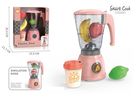 Blender na baterije sa voćem i čašicom