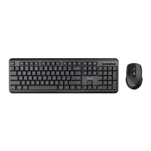 Tastatura+miš TRUST ODY II bežični set, crna