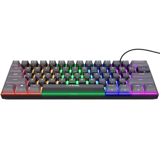 Tastatura TRUST Gaming GXT867 ACIRA 60% MINI, crna