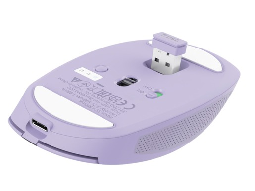 Miš TRUST OZAA bežicni, ljubicasti