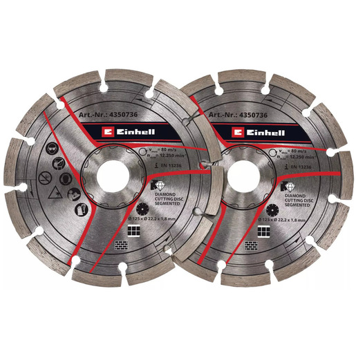 Einhell Dijamantski rezni list 125mm set 2/1 pribor za TC-MA 1300