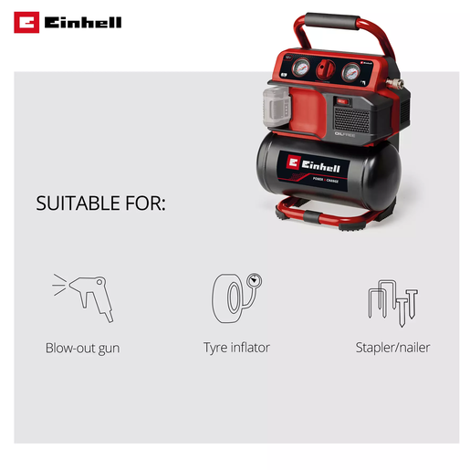 Einhell Akumulatorski kompresor TE-AC 18/75 Li OF-Solo