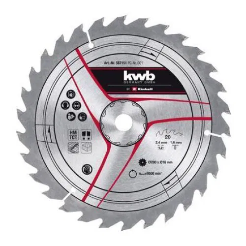 Einhell TCT Rezni list 200x16 T20