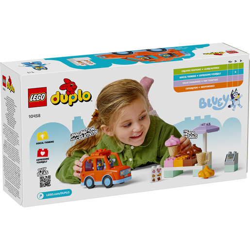 LEGO® Bluey u vožnji do sladoleda 10458