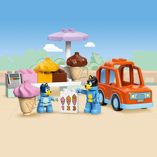 LEGO® Bluey u vožnji do sladoleda 10458