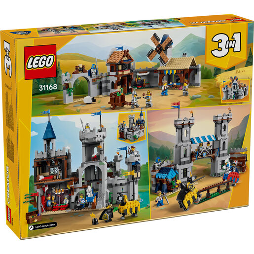 LEGO Srednjovekovni vitez konjanik i dvorac 31168